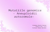 Mutatii genomice