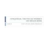 Strategii, Tactici Şi Tehnici de Negociere