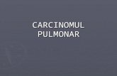 CARCINOMUL PULMONAR