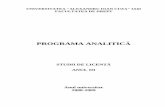 Programa Analitica an 3 2007 2008