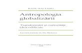 Radu Baltasiu Antropologia Globalizarii_2009