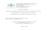 Notiuni de Botanica Farmaceutica AF, Anul I, Sem I, 2009-2010