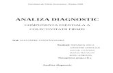 Analiza Diagnostic