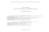 Curriculum Gimnaziu Clasele 07-09-19032010