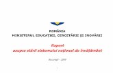 Starea Invatamantului in Romania 2009
