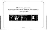 2006 Manual Pentru Certificarea Cauzelor de Deces in Europa