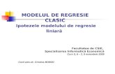 022_prezentare Curs 5,6 - Testarea Ipotezelor Modelului Liniar de Regresie