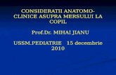 Consideratii Anatomo-clinice Asupra Mersului La Copil