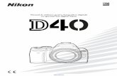 Manual de utilizare Nikon D40