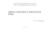Arii naturale protejate-Peru