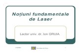 Notiuni fundamentale de laser