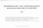 Manualul instalatorului VENTILATII