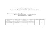 Procedura Manual de Proceduri Inventariere Timisoara 2010