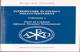 Stelian Tofana - Introducere in studiul Noului Testament vol. I