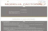 Modelul Factorial