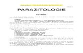 Parazitologie Curs