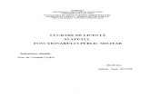 Statutul Functionarului Public Militar(2)
