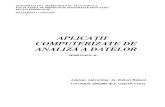 Aplicatii Computerizate de Analiza a Datelor