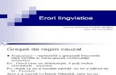 Seminar Elab. Lucr. Stiintifice - Erori Lingvistice