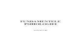 Fundamentele Psihologiei Note de Curs Subiecte
