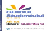 Ghidul Studentului 2011 - 2012