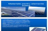 Material Pentru Elemente Solare
