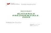 proiect alegeri prezidentiale 2009