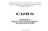 Curs Drept Institutional European