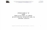 PROIECT DE DEZVOLTARE INSTITUTIONALĂ 2010-2014