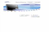 Samsung SyncMaster 940BF - Manual