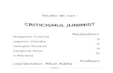 Criticismul Junimist Sstudiu de Caz