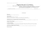REVISTA SPIRITUL CRITIC NR 3/2012