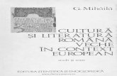 cultura si literatura romana veche in context european, gheorghe mihăilă, 1979, eşşe