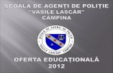 Oferta Educationala SAPVLC 2012