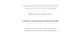 Analiza Matematica - Marcelina Mocanu