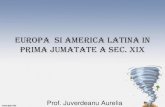 Europa Si America Latina in Prima Jumatate a Sec. 19