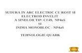 Tehnologie Quark Sudura in Arc Electric Cu Rost Si Electrod Invelit