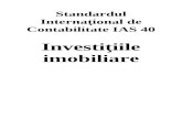 Standardul International de Contabilitate IAS 40