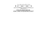 1000 Intrebari Pentru Exam de Rezidentiat