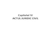 ACT JURIDIC CIVIL - NOTIUNE SI CLASIFICARE referat