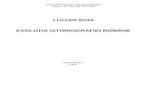 Lucian Boia - Evoluţia istoriografiei române