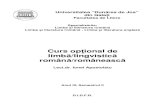 CO de Lb. Romana Si Lingvistica Romaneasca - Apostolatu I.[1]