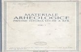 Materiale si Cercetari Arheologice I 1953