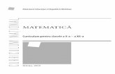 Curriculum Modernizat 2010 Matematica