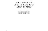Manual Aragaz ZC 542 TS