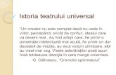 Istoria Teatrului Universal (Rezumat)
