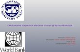 Colaborarea RM Cu FMI Si BM