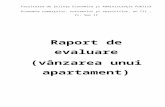 94906363 Raport de Evaluare a Unui Apartament