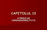 CAPITOLUL 13 Stari de Hipersensibilitate