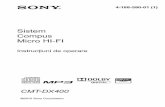 Sony Cmt Dx400